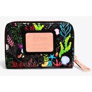 Loungefly Disney The Little Mermaid Flounder & Sebastian Undersea Cardholder